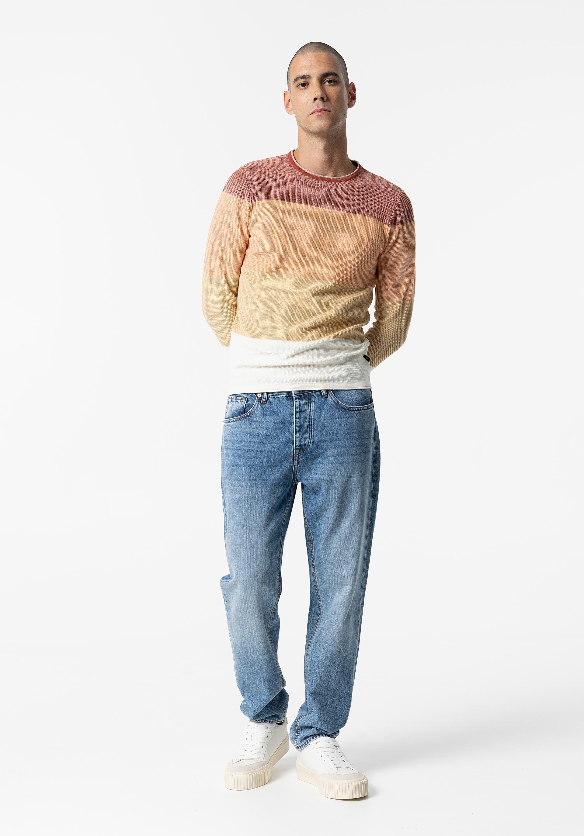 Camisola de Malha às Riscas