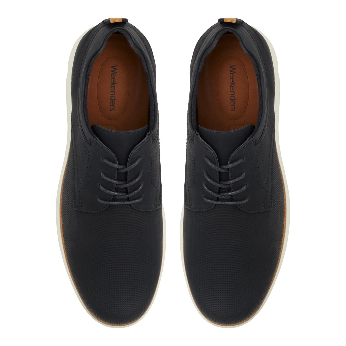WEEKENDERS-Ferto-Chaussures derby - Talon plat - Noir