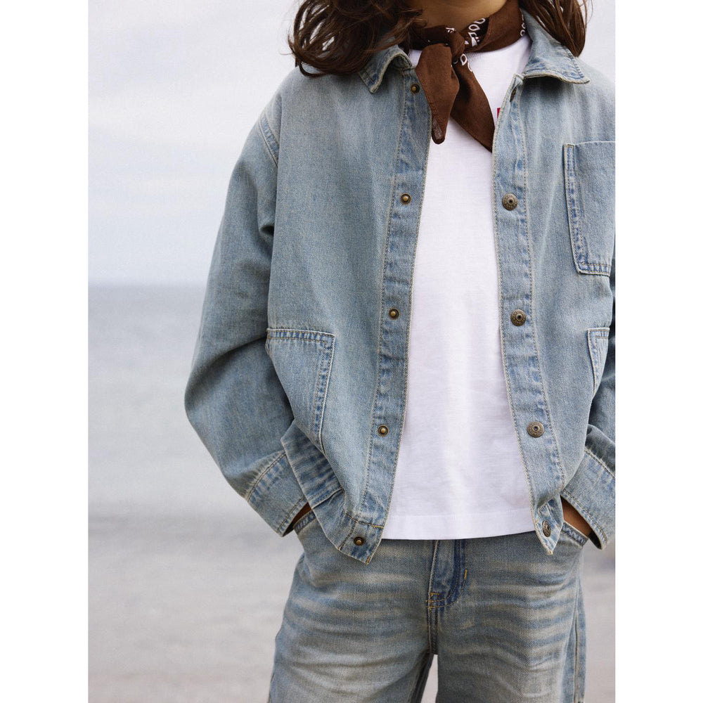 Køb Name It Vintage Medium Blue Denim Nkmtom Oz Dnm Ls Skjorte 3550-Oz H