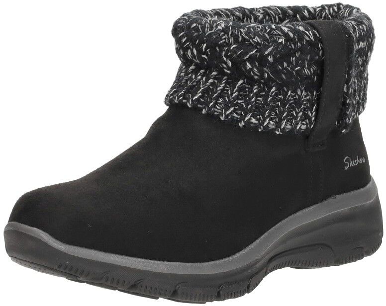 Skechers Enkellaarsjes Plat zwart