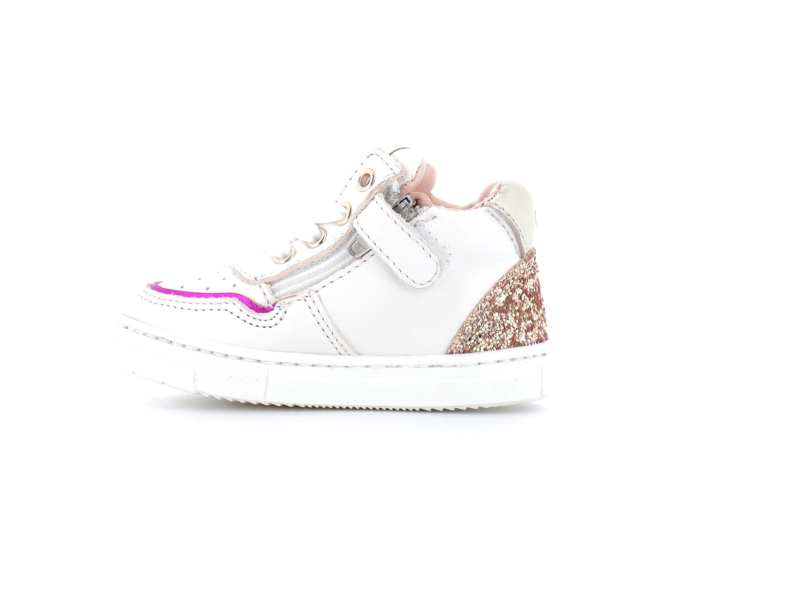 Gbb-LAMANE AH614 Cuir Blanc Rose