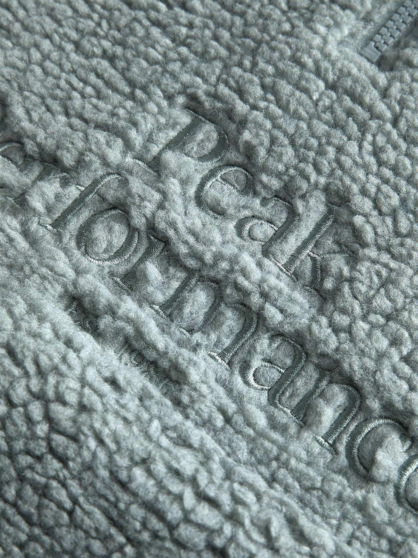 W Original Pile Half Zip Hood