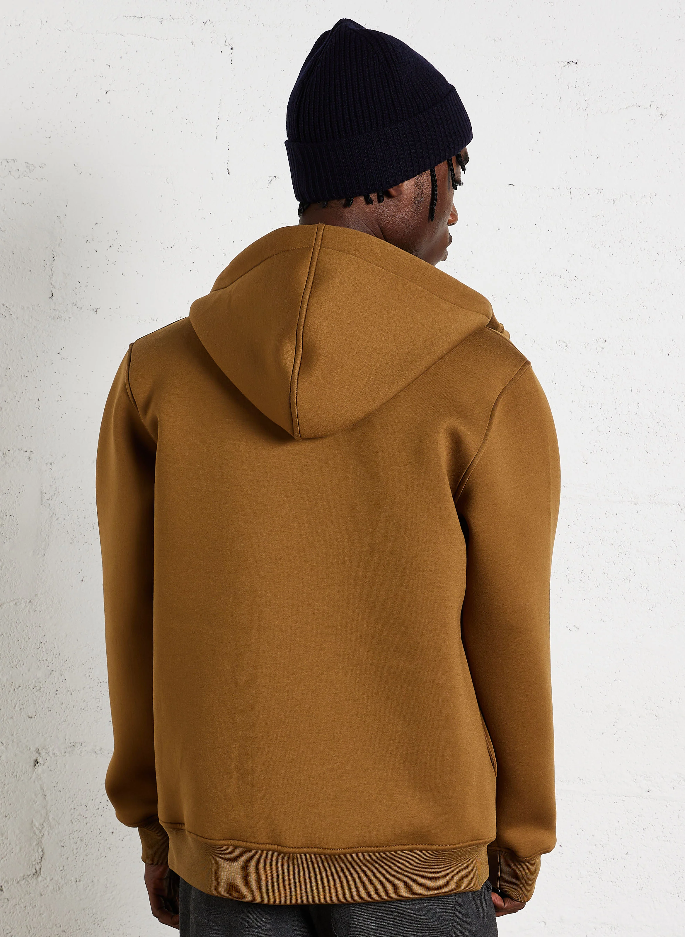 RAINER SPACER - Sweat ample zippé à capuche | Marron