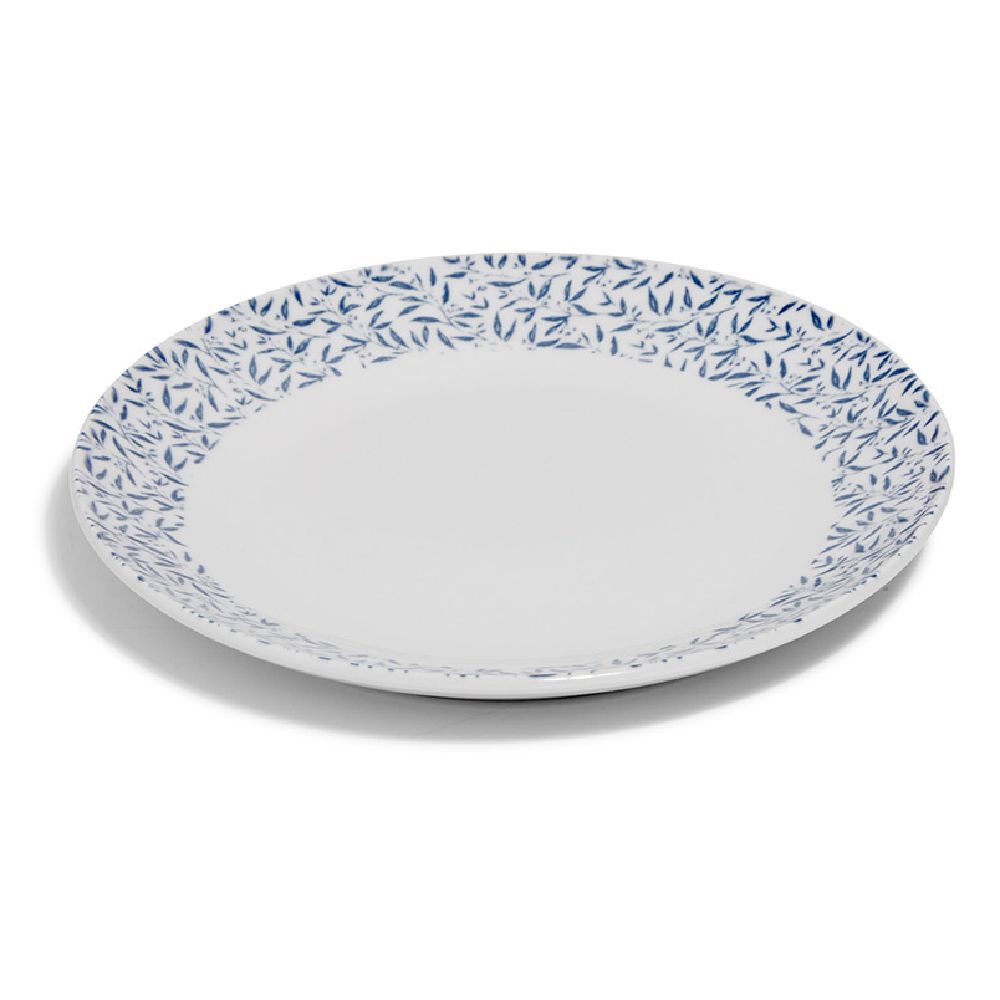 Lot de 4 assiettes à dessert rondes porcelaine Ø19 cm