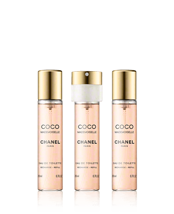 Chanel Coco Mademoiselle edt purse spray refill 3x20ml