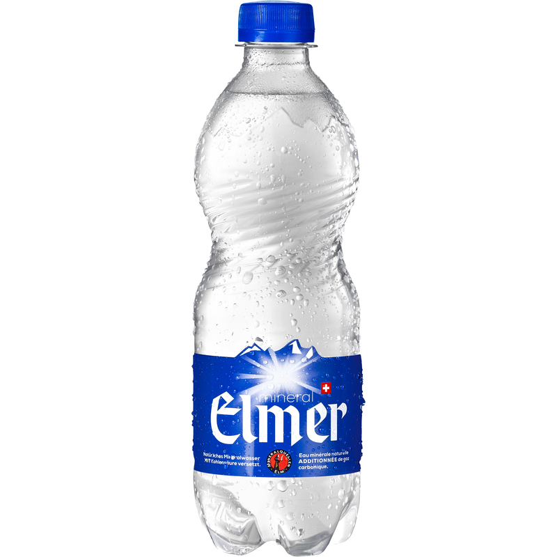 Elmer Wasser, mit Kohlensäure, 50 cl, 24 Stück