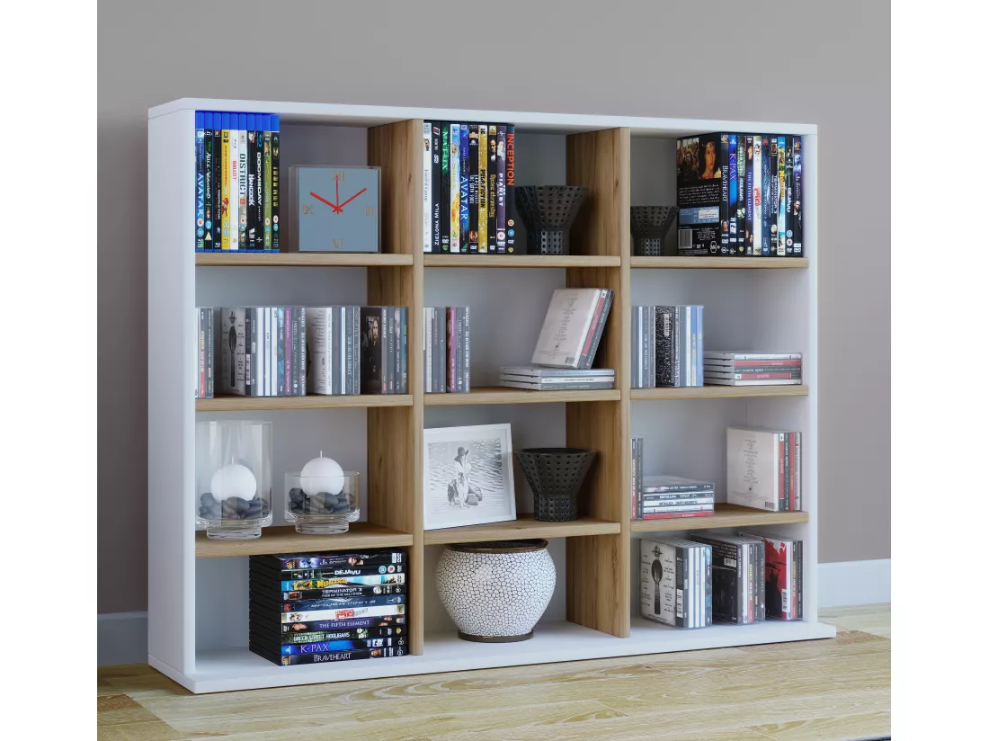 Étagère sur pied Bibliothèque Étagère Megosa L