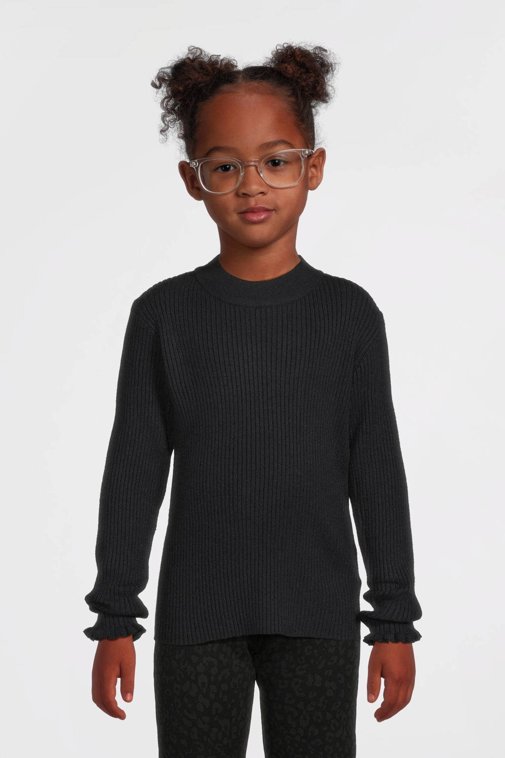 NAME IT fijngebreide longsleeve NKFVIANNA donkerblauw