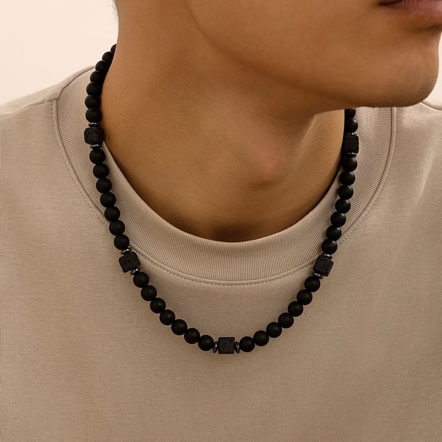 Gretlyn - Choker / Armband met imitatie edelstenen kralen