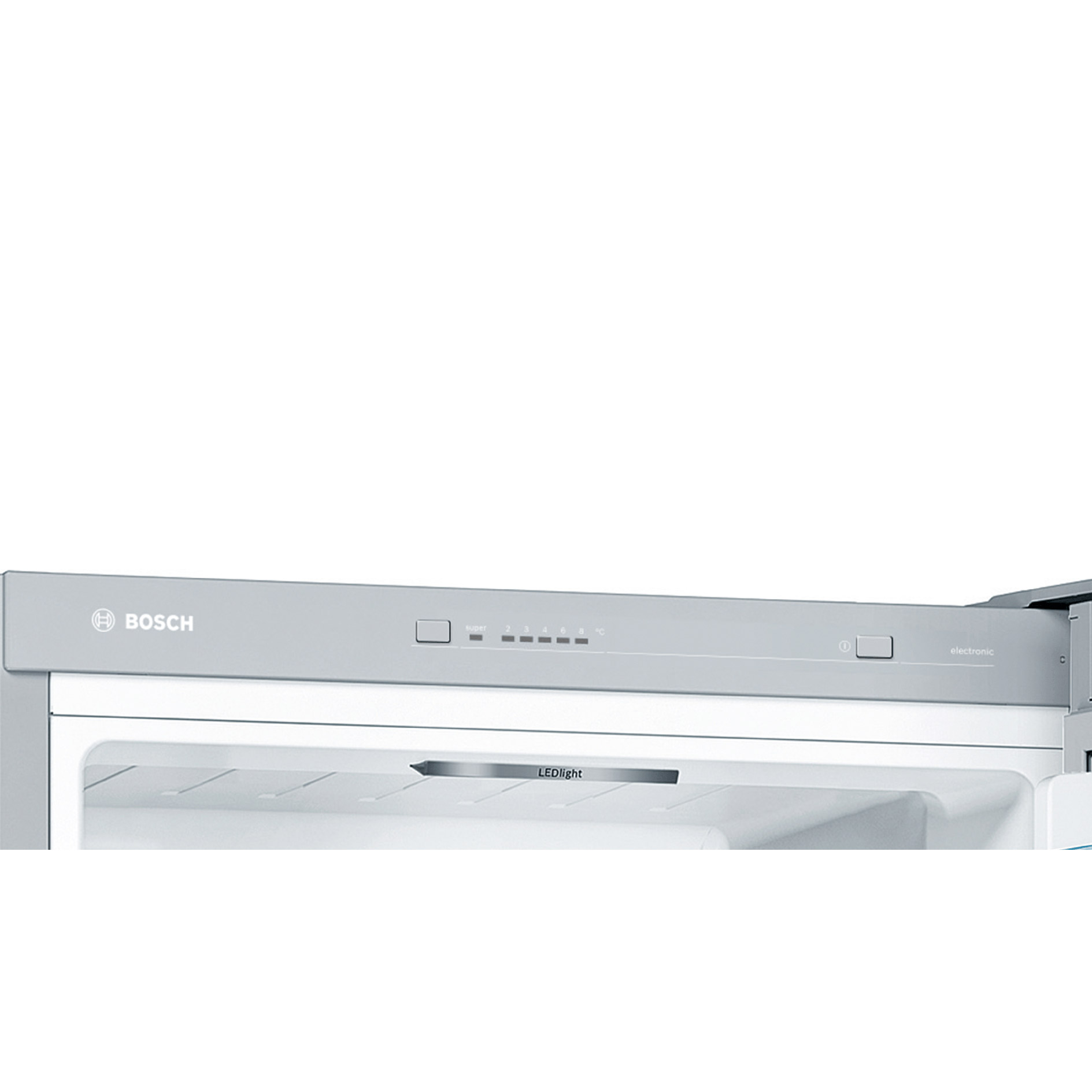 BOSCH Kühl-Gefrierkombination KGV332LEA - Edelstahl-Optik - E