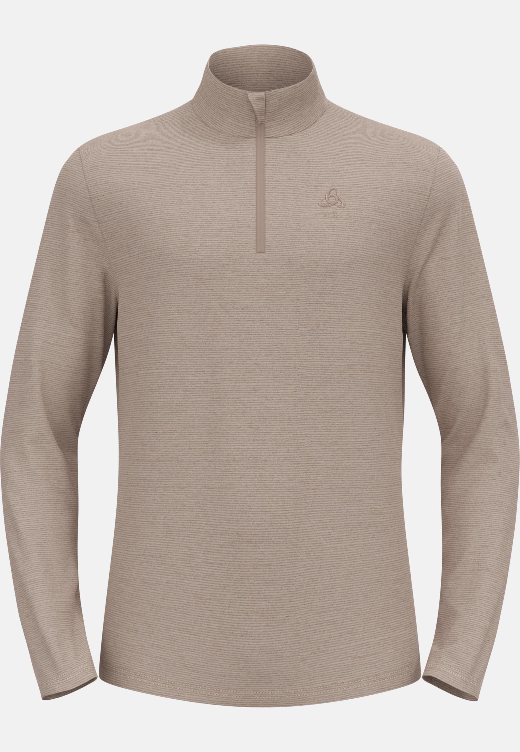 Herren Roy Mid Layer mit Halbreißverschluss in cinder - silver cloud