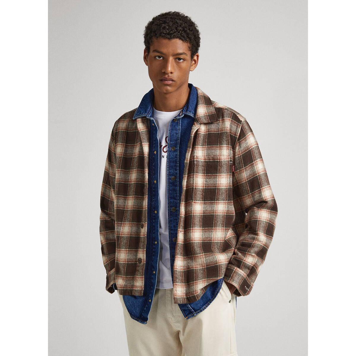 PEPE JEANS<br>Camisa xadrez