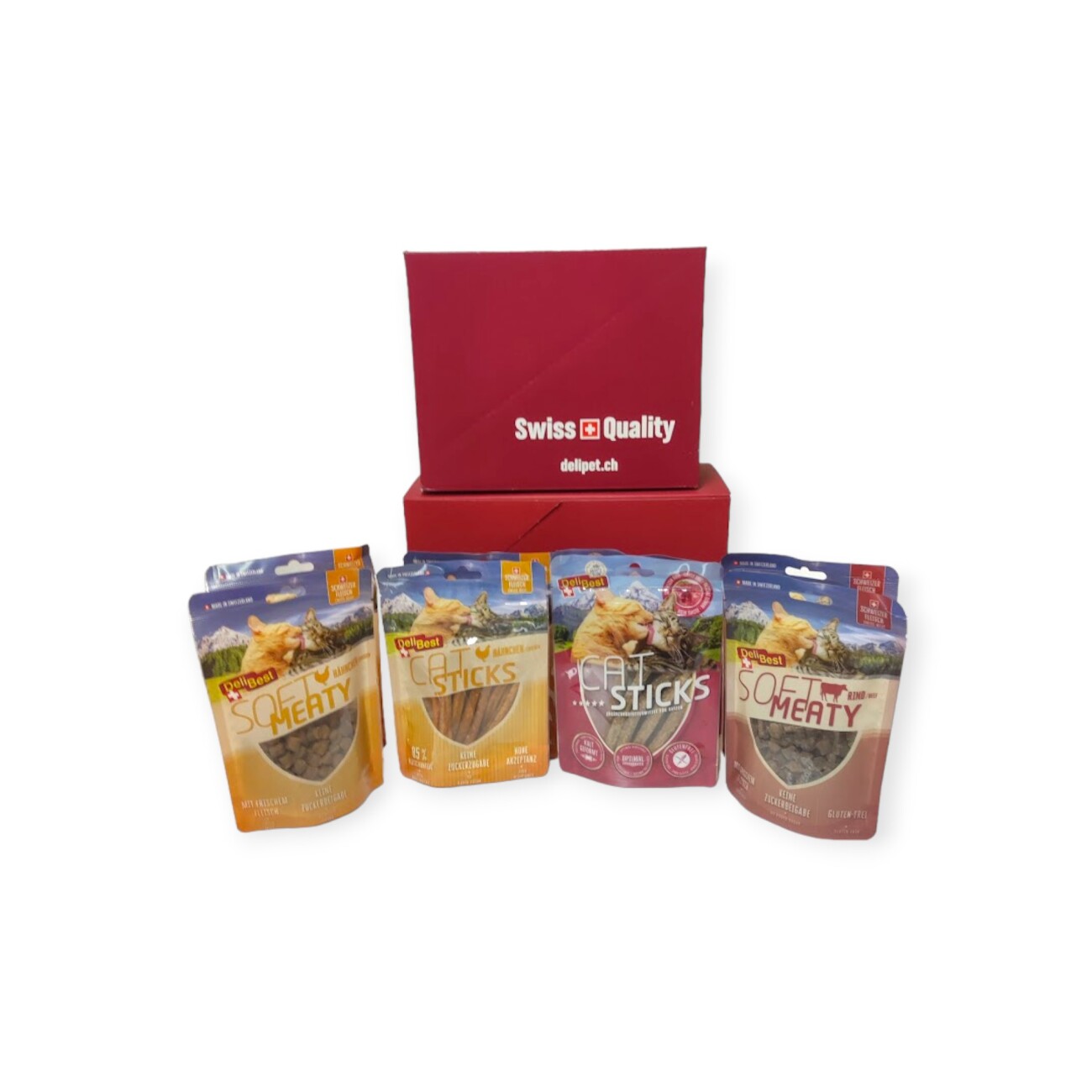 DeliBest Mixpaket II Katzensnacks 600g