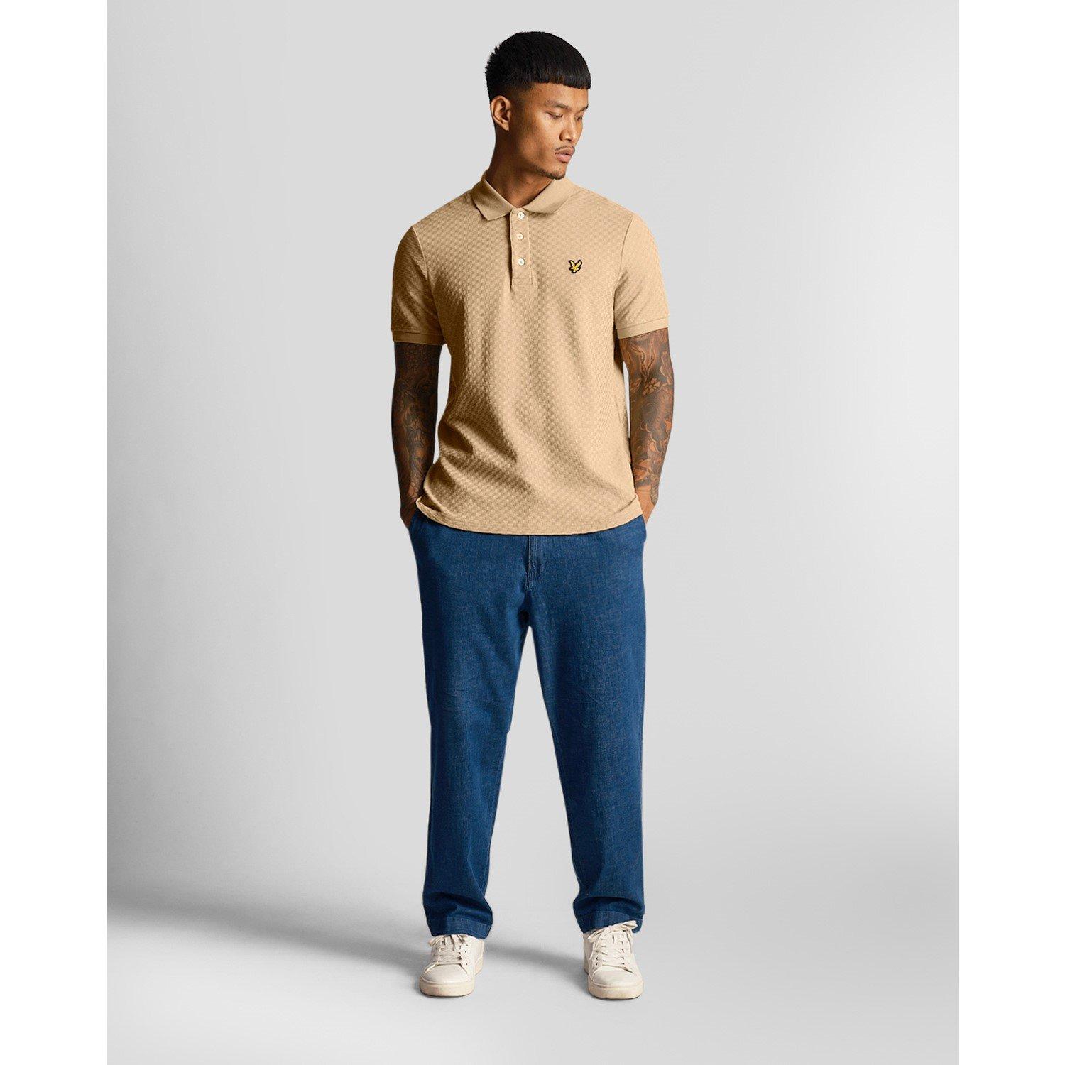 Lyle and Scott Grid Polo Sn99