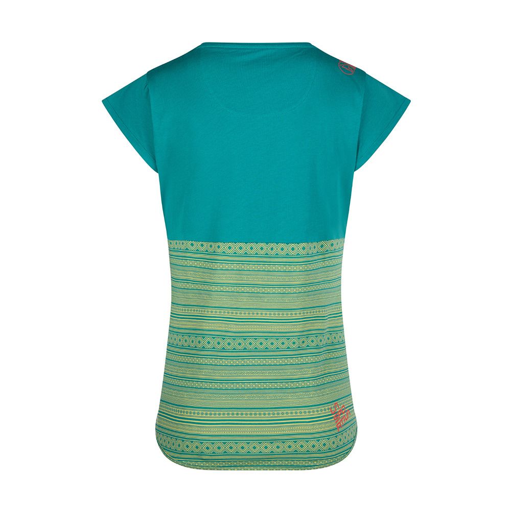 La Sportiva LIDRA - Tee-shirt Femme lagoon/green banana