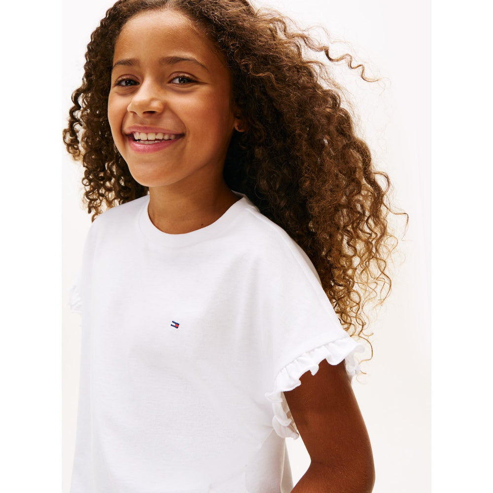 Køb Tommy Hilfiger White Essential T-Shirt