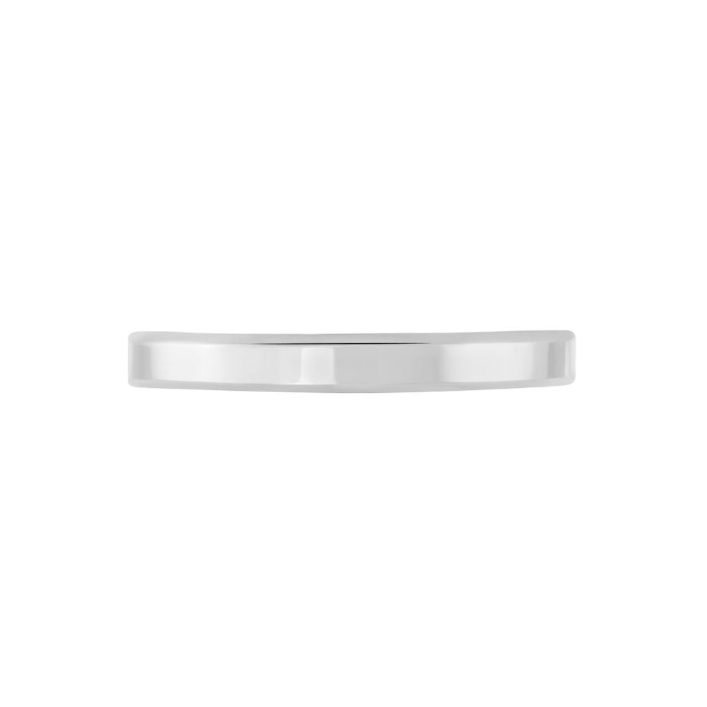 Alliance Aristote Ruban Plat Palladium Blanc