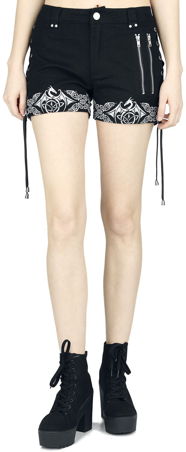 Gothicana X Anne Stokes - Short | Gothicana by EMP Short