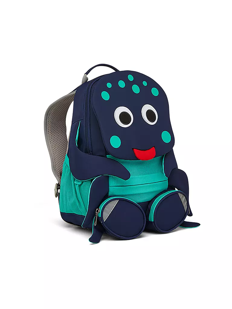 AFFENZAHN Kinder Rucksack Große Freunde - Oktopus blau