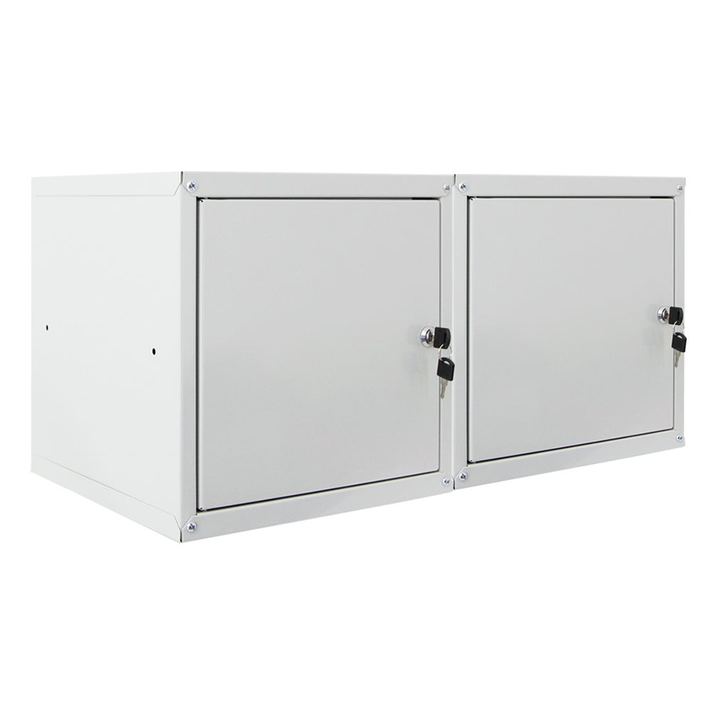 PROREGAL Mega Deal 2x locker cubes Cubic HxBxD 35 x 35 x 35 cm grijs