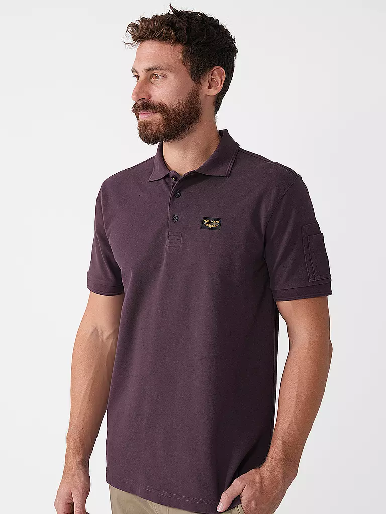 PME LEGEND Poloshirt  dunkelrot