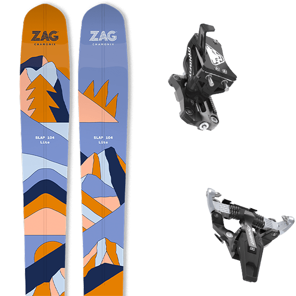 Pack ski de randonnée ZAG SLAP 104 LITE + Fix