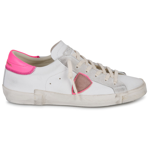 Philippe Model - PRSX LOW WOMAN Blanco / Rosa