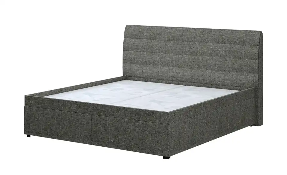 Boxspringbett Olympie 180 cm Grau