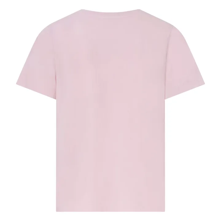 Alma Deia T-shirt Imprimé Sundown en Coton Bio | Rose bonbon