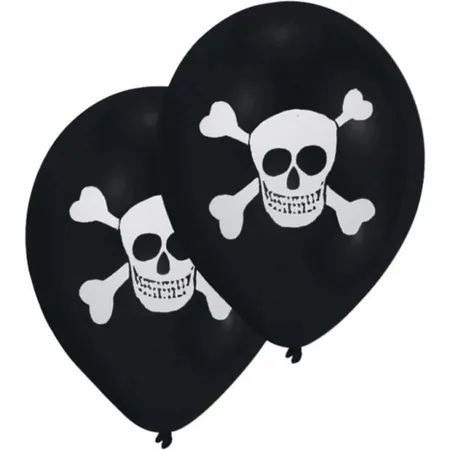 amscan Latexballons Pirat, 8 Stück