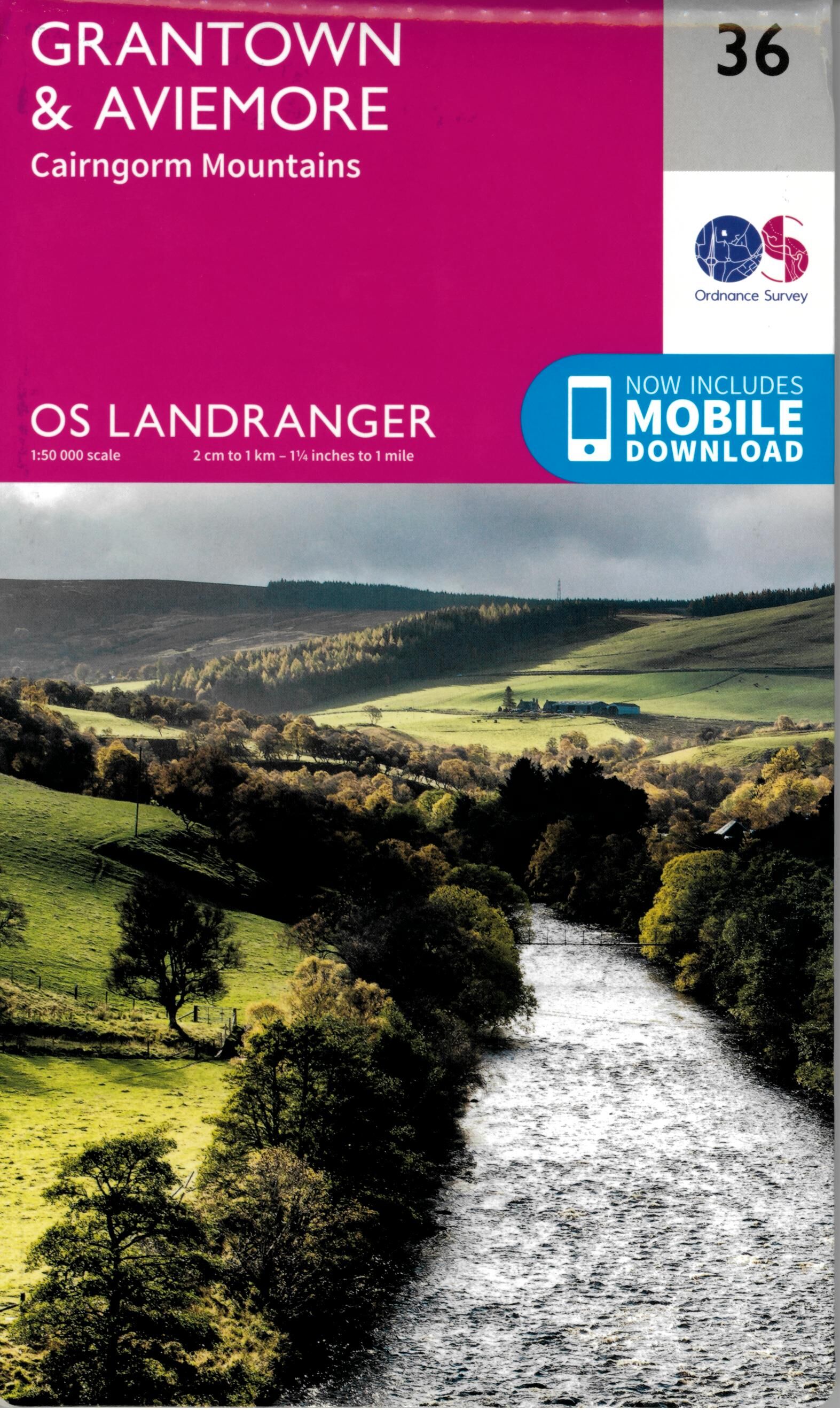 ORDNANCE SURVEY - 36 GB GRANTOWN 1 50 000
