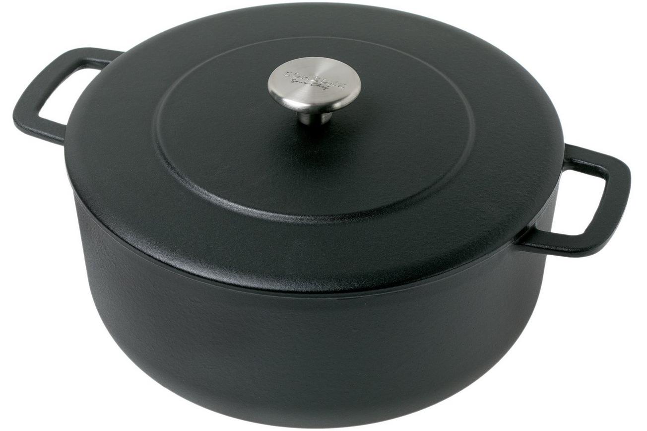 Combekk Sous-Chef Dutch Oven 24 cm zwart