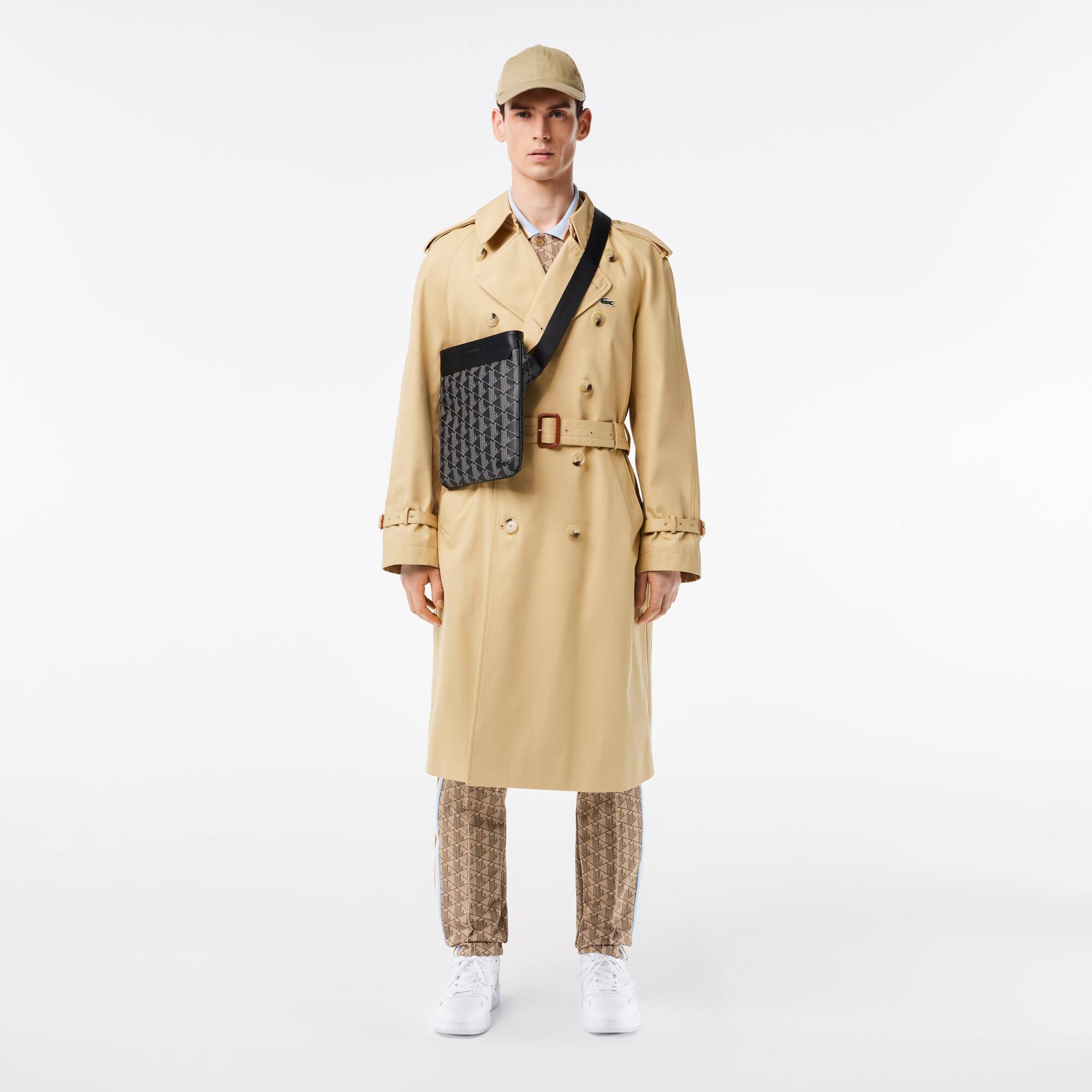 Sac bandoulière homme Lacoste The Blend avec imprimé monogramme Sacoches & Pochettes - Noir - Lacoste - Homme
