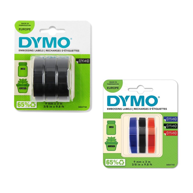 Dymo Prägebänder, Set