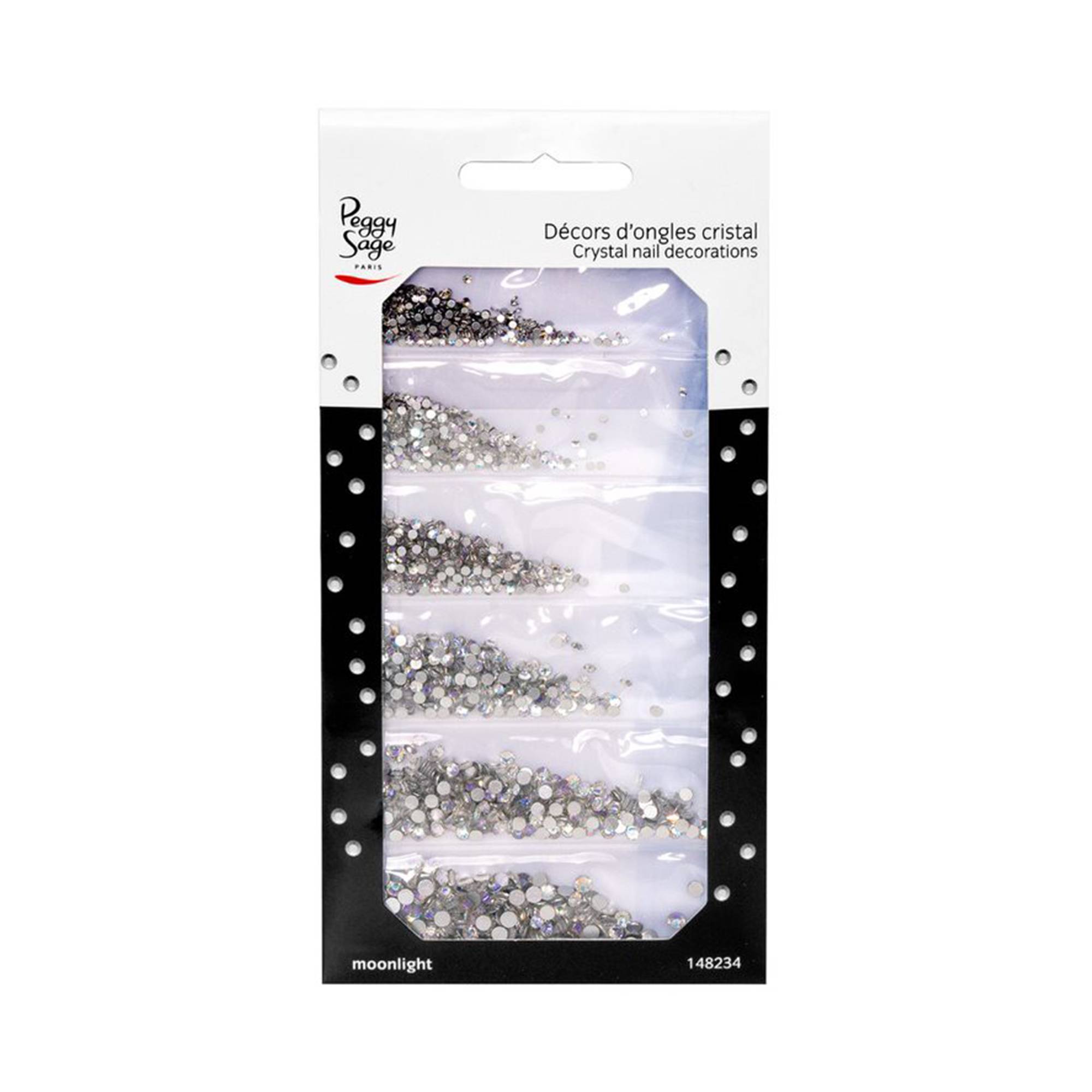 Décors d'ongles cristal - moonlight