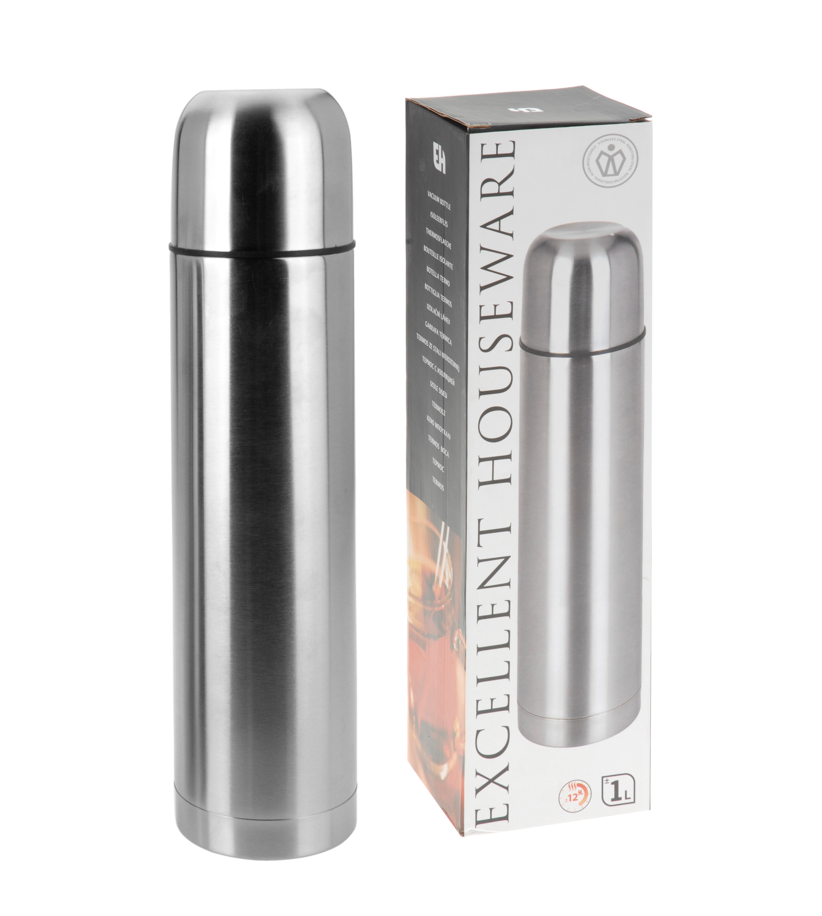 Thermosflasche Edelstahl 1L