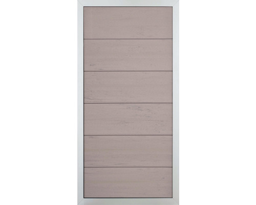 GroJa Novara voorgemonteerd onderdeel zonder palen, zilveren frame, 90 x 180 cm, zand
