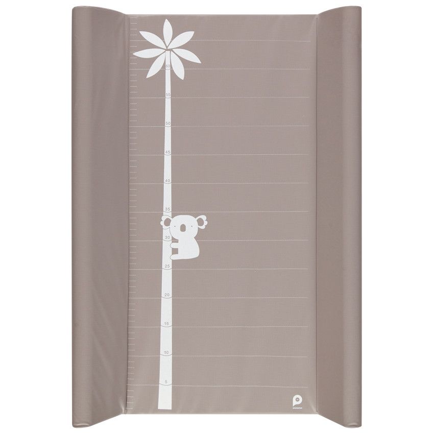 Matelas à langer avec toise Koala - Marron - Ecru