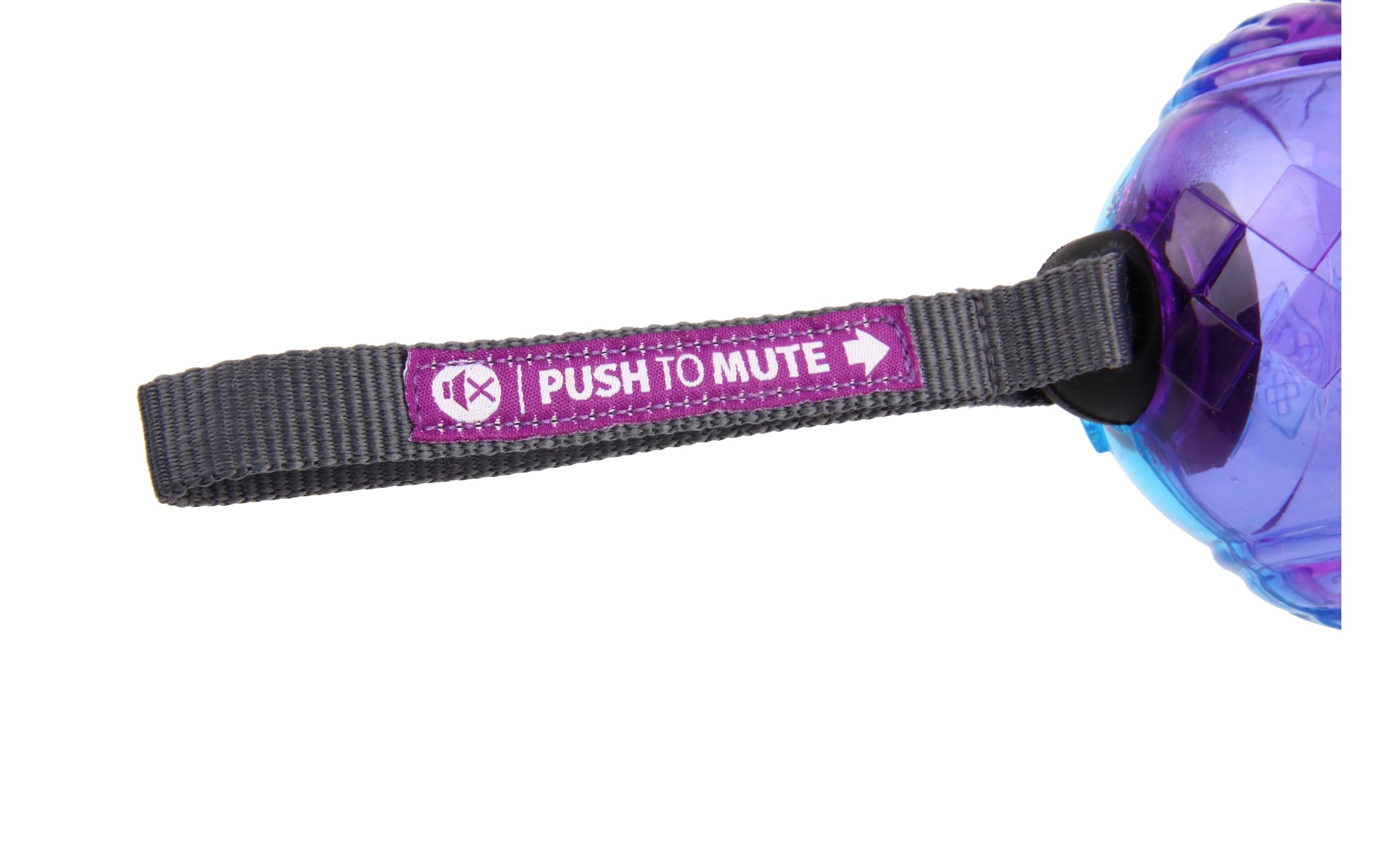 Hunde-Spielzeug Push to mute, Eule, Violett/BlauSpielzeug für Hunde