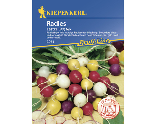 Radijs Paasei Mix Kiepenkerl Open-pollinated Seed Groentezaden