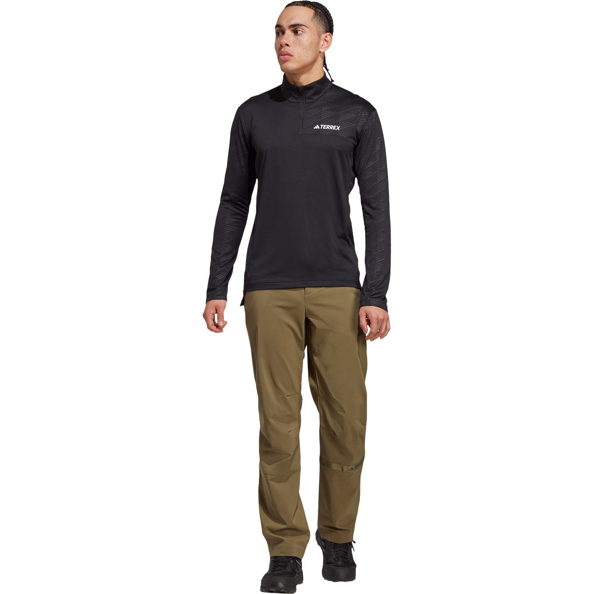 adidas Terrex Multi 1/2 Zip Langærmet T-shirt Herre