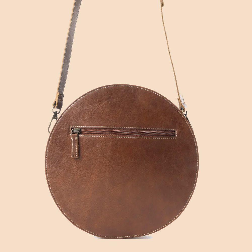 Myra Bag Round Bag Boho Coffee