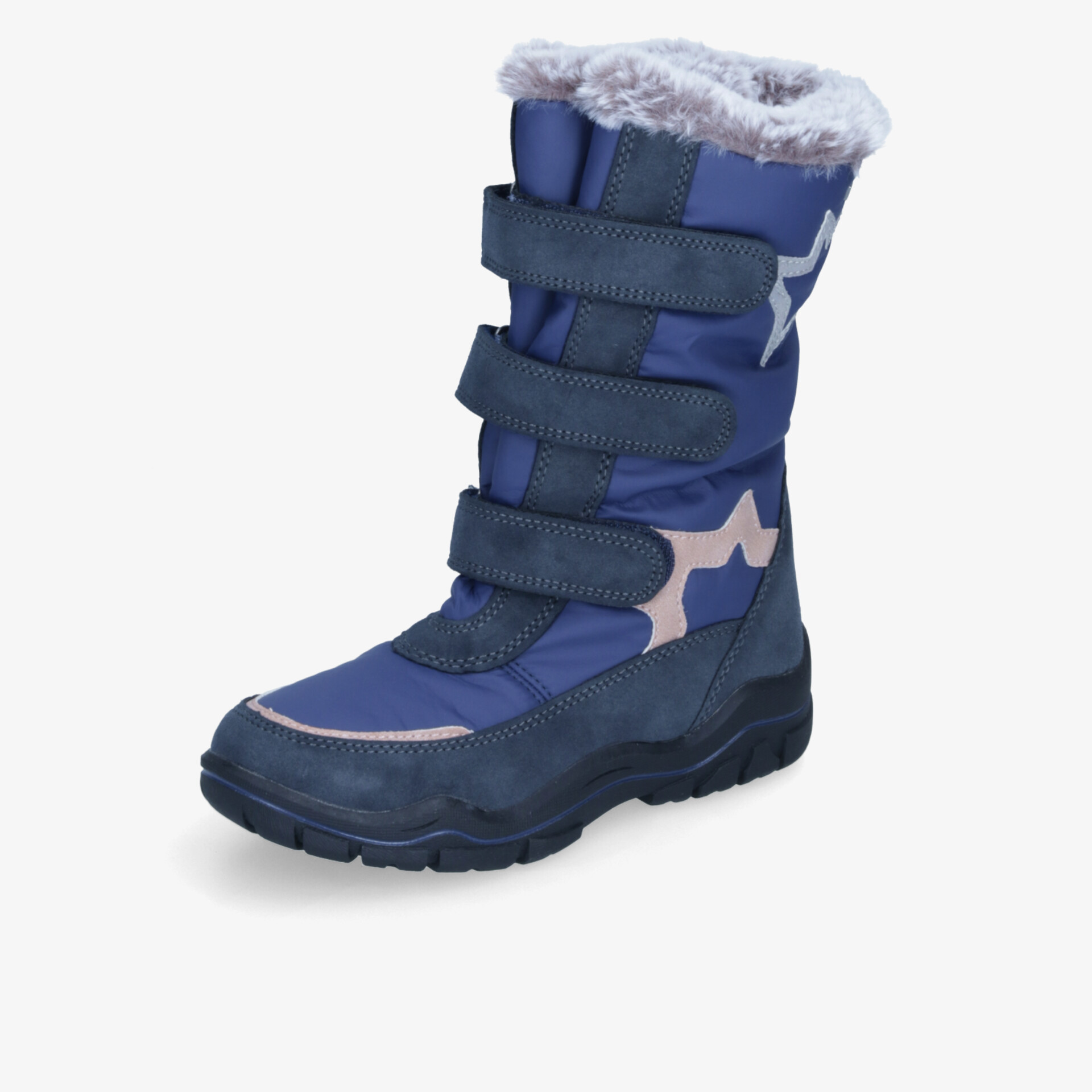 DooDogs Kinder Winterstiefel blau
