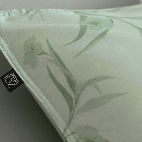 Dekbedovertrek Fiora di Satinado - Foam Green