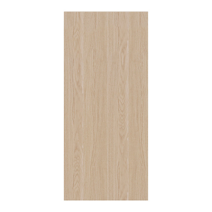 Porte de meuble de cuisine Chia décor chêne clair mat l. 40 cm x H. 90 cm GoodHome