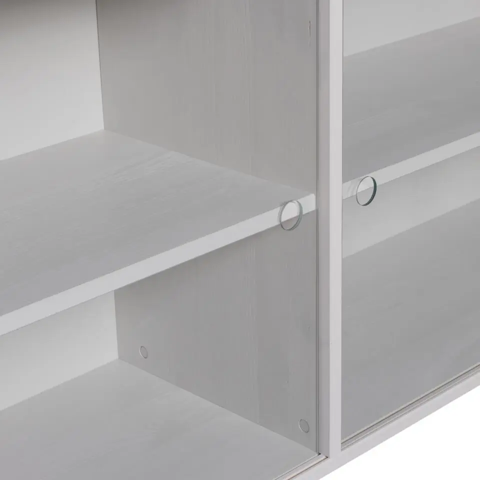 WOOOD Klink Opzetkast - Grenen - Mist - 60x200x35