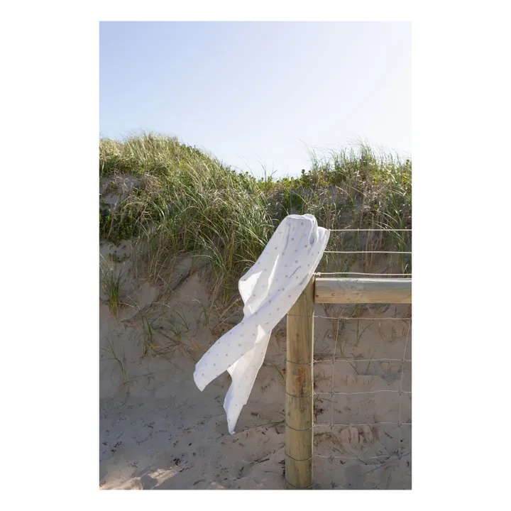 Soft Spot Lange d'emmaillotage en coton bio 120x120 cm | Seaside