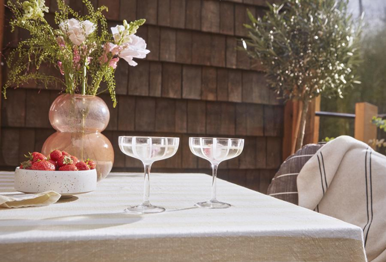 OYOY Mizu Coupe champagneglas set van 2