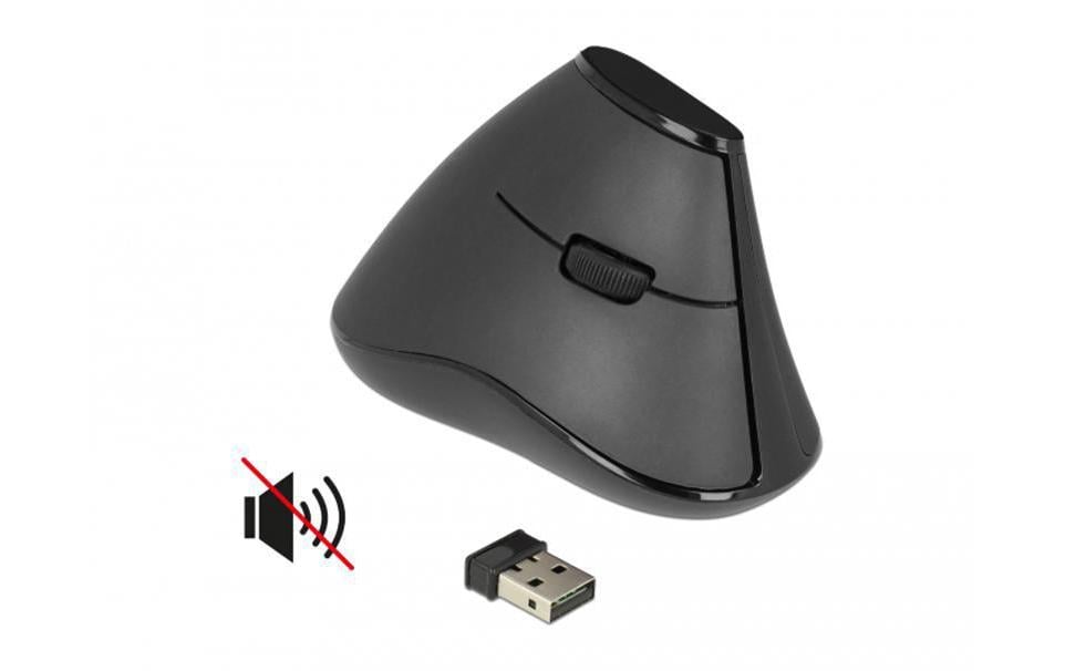 Ergonomische Maus 12622 Silent USB kabellosLautlose, ergonomische Wireless-Maus