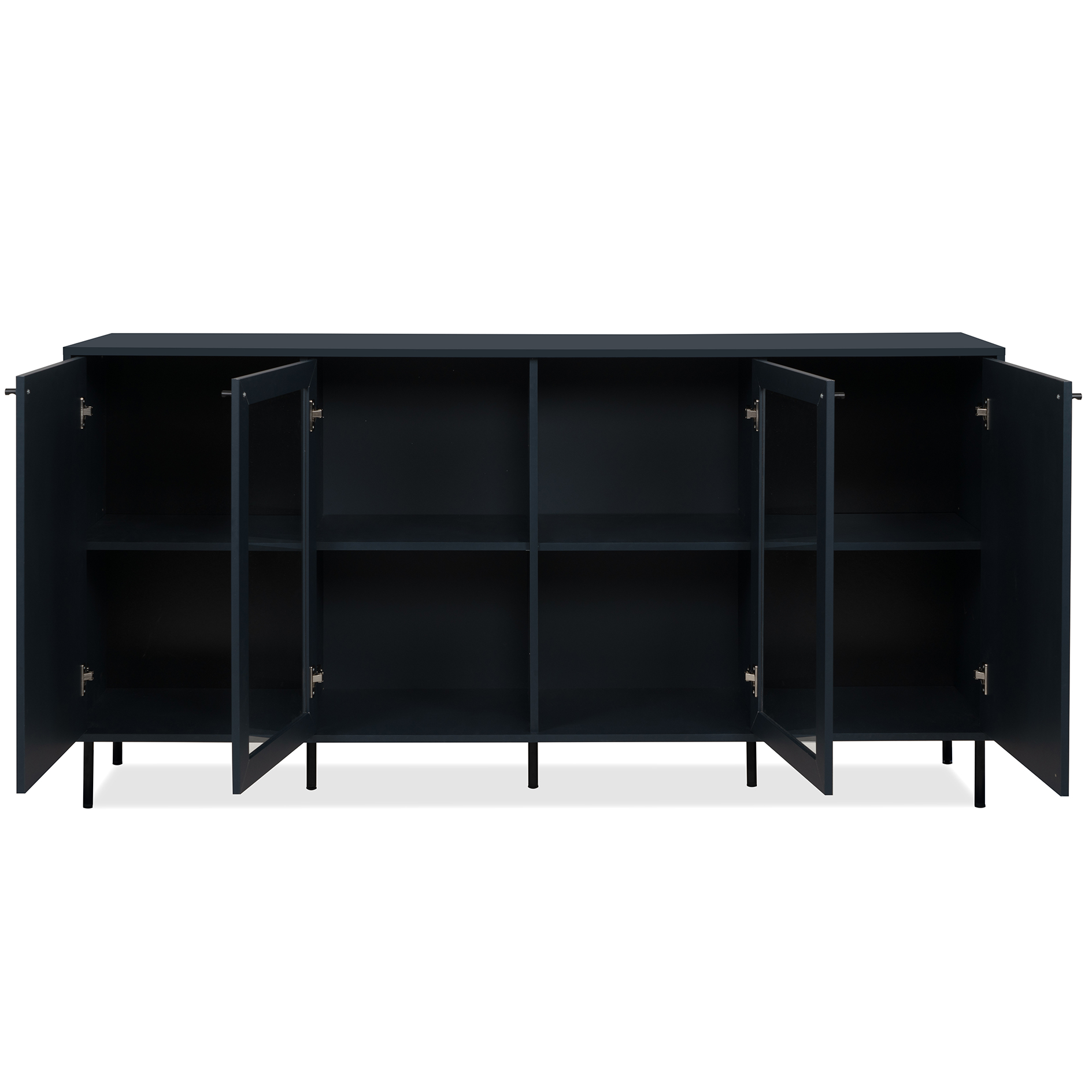Sideboard - navyblau - 180 cm breit